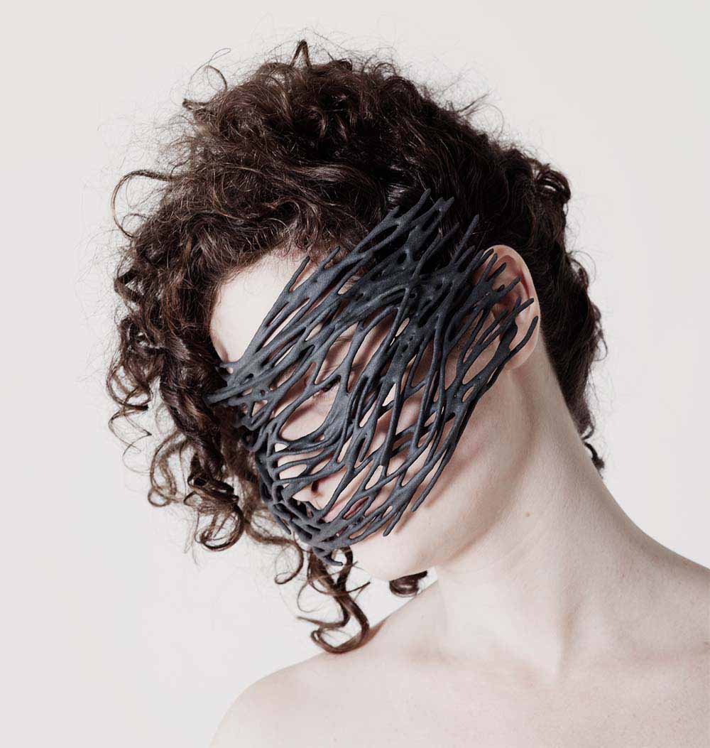 3D printed Collagene masks manufactured using Powder Bed Fusion with polymers (SLS technology) and Windform® GT