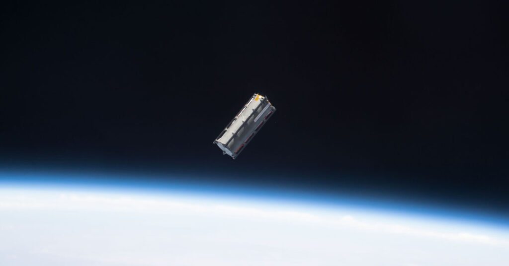 TuPOD deployed © JAXA / NASA
