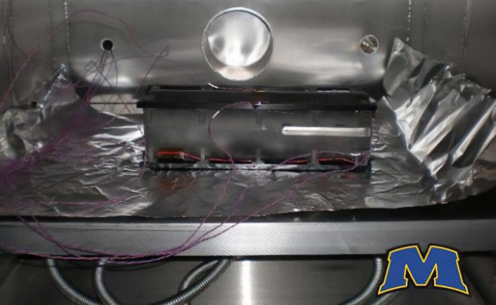 Final vibration and thermal vacuum testing, Courtesy of Morehead University