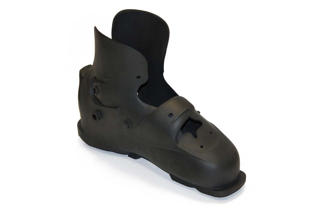 Easystand 3D printed skiboot prototype in Windform SP, whole structure