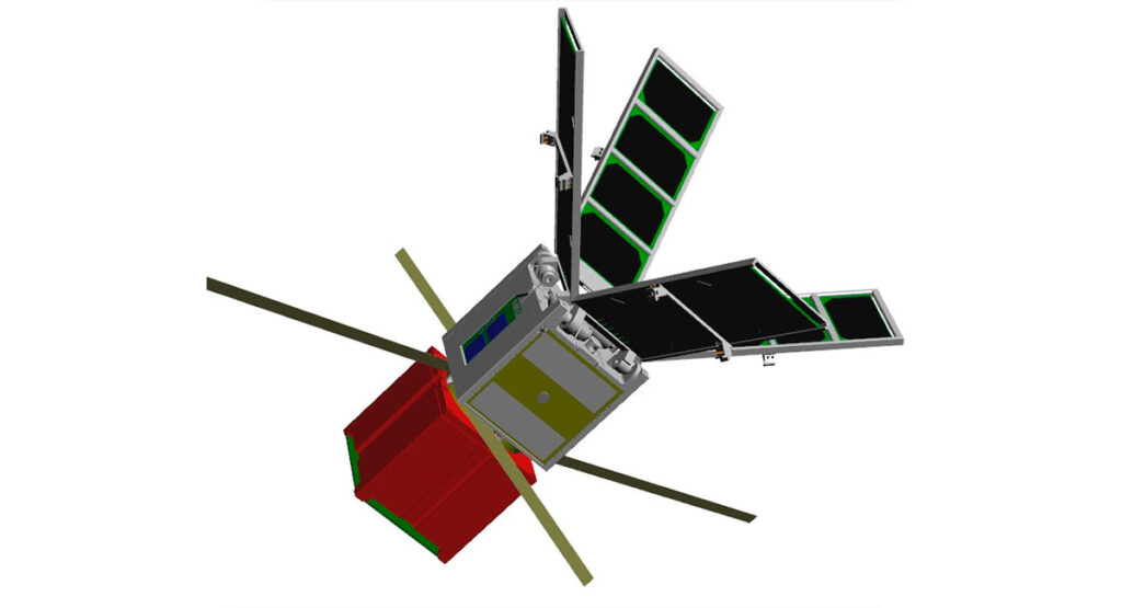 CAD view of RAMPART with panels