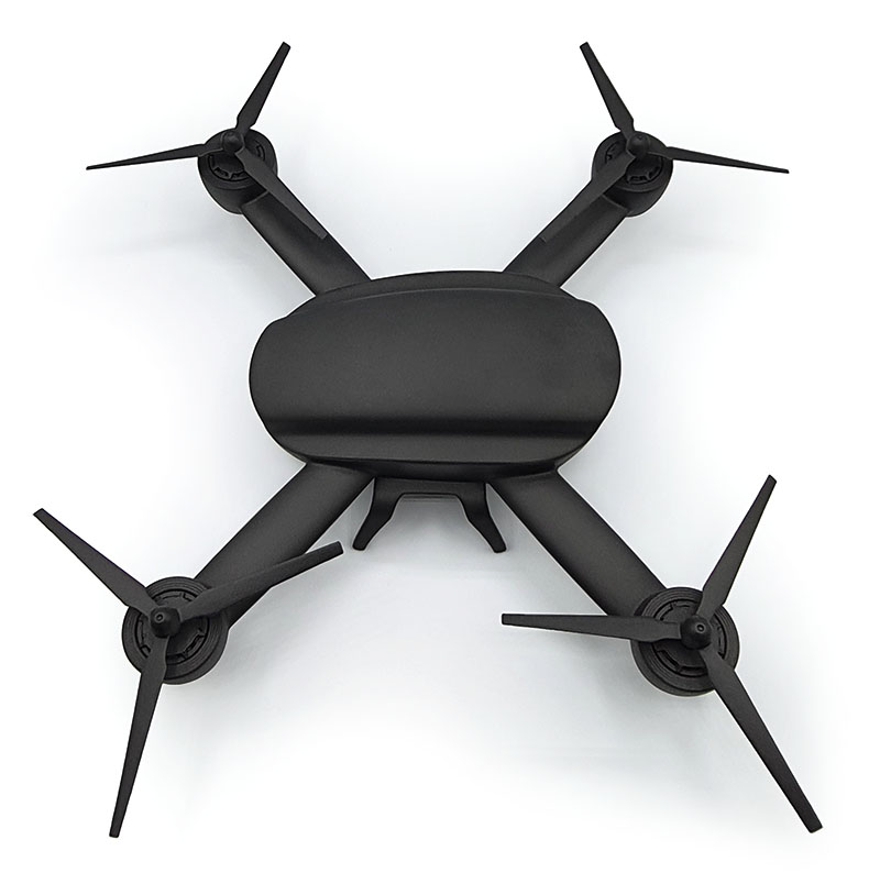 Drone ultraleggero stampato in 3D in Windform SL, per applicazioni ad alte prestazioni
