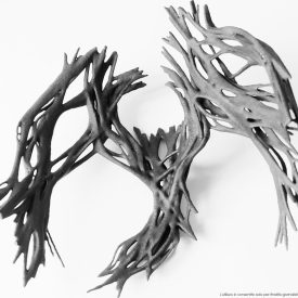 Maschera Collagene in SLS e Windform LX 2.0. Courtesy of CRP Technology e MHOX (design e foto)
