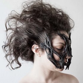 3D printed Collagene masks manufactured using Powder Bed Fusion with polymers (SLS technology) and Windform® LX 2.0