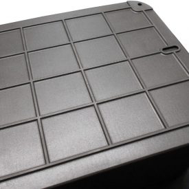 Esempio 2 di scatola di contenimento sensore IMAL realizzata da CRP Technology via stampa 3D professionale e materiale composito Windform, con lavorazioni meccaniche di precisione a CNC