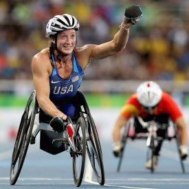 La campionessa paralimpica Tatyana McFadden. Crediti: Olympics.com