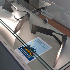 Generative orthoses in Windform GT showcased at the WORTH Partnership Project Exhibition in Milan, April 8 - 13, 2025. Courtesy of MHOX